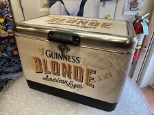 HUGE Guinness Blonde American Lager Beer Coleman Promotional Cooler Rare Mancave picture
