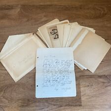 Vintage 1937 Letters Lot From Students To School Teacher With Scarlet Fever picture