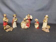 Dicksons Christmas Collection 8 Piece Resin Nativity Set Manger Scene picture