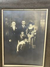 Vintage Family Photo Framed With Cover picture