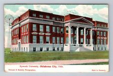 Oklahoma City OK-Oklahoma, Epworth University, c1909 Antique Vintage Postcard picture