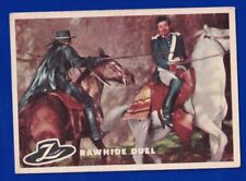 RAWHIDE DUAL 1958 TOPPS ZORRO #85 VG-EX NO CREASES picture