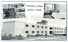 c1950's Holiday Lodge Motor Hotel Seattle Washington WA Multiview Postcard picture