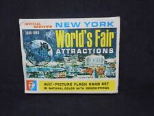 1964 - 1965 THE WORLD'S FAIR ATTRACTIONS OFFICIAL SOUVENIR 24FULL COLOR PICTURE picture