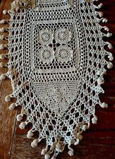 Vintage Crochet Lace Table Runner Doily.  43