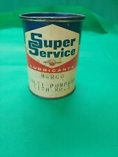 VTG SUPER SERVICE LUBRICANTS  TIN 1 LB  CAN. 15% RUSTY CONDITION picture
