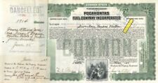 1,714 Shares of Pocahontas Fuel Company Inc. - 1921 dated Stock Certificate - Hi picture