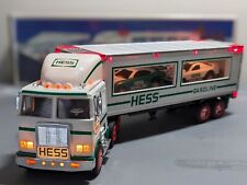Vintage 1997 Hess Toy Truck and Racers, Working Lights, New In Box picture