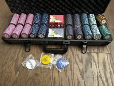 500 Piece Monte Carlo Low Denomination Poker Chip Set - 14g Chips Read Desc picture