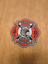 Boston Fire Company Engine 20 Neponset American Indian Head  Patch Rescue  picture