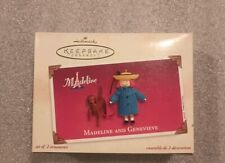 2002 Hallmark Keepsakes Madeline And Genevieve Christmas Ornaments Porcelain picture