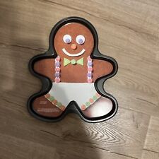 Wilton Gingerbread Man Boy Pan Cake Cookie Christmas Baking Non-Stick 2015-6236 picture