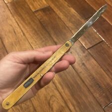 10.5” Vintage ESSKAY Pocket Knife Pocketknife Taste The Difference Q-wal-ity picture