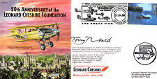 CC51a Gp Capt Lord Cheshire VC Foundation RAF flown cover signed artist THEOBALD picture