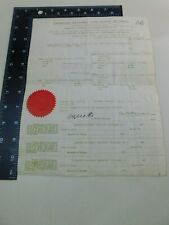 Canadian National Livestock Records 1939 Breeding Record Pedigree Paper   picture