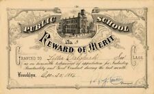 Public School Reward of Merit - Early Stocks and Bonds picture