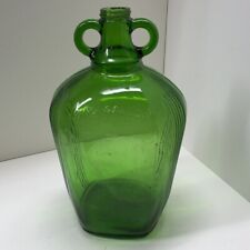 Beautiful USA Vintage Green Jug Glass One Gallon Bottle Wine PAT 94413 Ohio 1935 picture