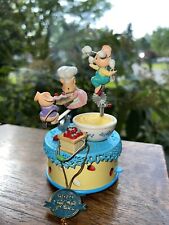 Vintage Enesco Musical Society Music Box Working Mice Baking Cake picture