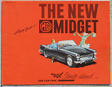 MG Midget 1961 introduction brochure - fold out great condition picture