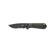 Benchmade Knives Redoubt 430SBK Green/Gray Grivory Black Serrated D2 Steel picture