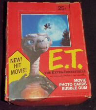 1982 Topps  E. T. THE EXTRA-TERRESTRIAL Empty Display Box (vg-ex) no packs picture