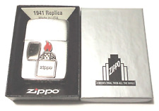 Rare Zippo 1941 Replica Zippo Enamel Lighter Pin Top Zippo One Of A Kind Zippo picture