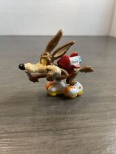 Vtg 1990 Wile E. Coyote w/ Rocket Warner Bros. Applause Looney Tunes PVC Figure picture