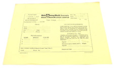 Vintage 1982 Walt Disney World Kennels Magic Kingdom Epcot Center Receipt Sheet picture