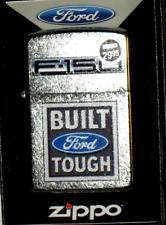New Windproof USA Zippo Lighter 01329 Ford F-150 Built Tough 4x4 Truck Blue Oval picture
