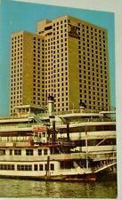 Hilton Hotel Steamboats 1960 Postcard New Orleans La  picture