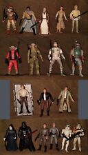 18 Vintage 1995-98 Kenner Star Wars Action Figures With Original Accessories picture