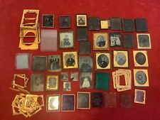 Large Lot Victorian Photographs Ambrotypes, Tintypes & Parts picture