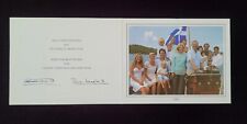 2006 Greek King Constantine Queen Anne-Marie Signed Royal Christmas Card Royalty picture