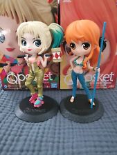 BIRDS OF PREY + ONE PIECE Q Poskets (2) HARLEY QUINN + NAMI (Special Color Ver.) picture