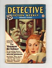 Detective Fiction Weekly Pulp Jan 28 1939 Vol. 125 #5 GD picture
