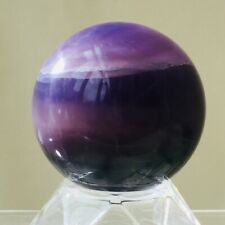 310g Natural Dark Purple Blue Fluorite Quartz Crystal Sphere Healing specimen picture
