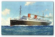 1939 Postcard North German Lloyd On Board SS Columbus Liner Norddeutscher NDL picture