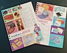 VINTAGE 1962 AMITY HANDBAGS and BILLFOLDS catalog Pages from Manar Sales Catalog picture