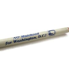 No Statehood For Washington, D.C. Advertising Pen Vintage picture