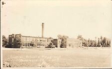 1943 HOMEWOOD  IL Illinois SCHOOL PLAYGROUND real photo RPPC Postcard picture