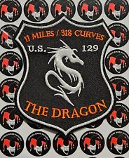 US Highway 129 Tail of the Dragon 11 Miles / 318 Curves  Embroidered Patch 24#1 picture