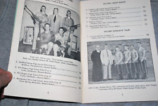 1954 Official Bulletin NRA Jr Indoor Rifle Championship 59 pg. book of winners picture
