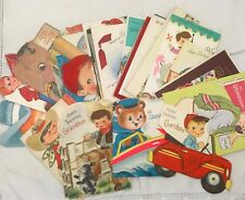 Vintage Grandson Birthday Cards Lot of 28 Used picture
