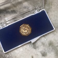 US Federal Government 10 Year Bronze Service Pin In Box -D picture