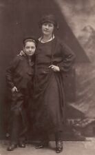 Vintage Postcard 1910's Traditional Costume Clothing Mother & Child picture