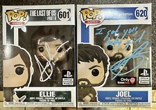 Funko Pop Last Of Us Autographed Ellie And Joel picture