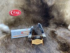 1979 Case Chief Paduke Canoe Knife Jigged Bone Handles Mint - XX8 picture