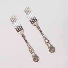 Antique Rare 1835 R. Wallace Luncheon Forks 1902 Sectional Triple Silverplate picture