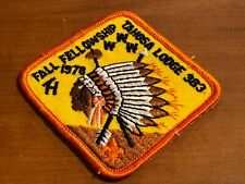 OA, Tahosa (383) 1978 Fall Fellowship Patch (eX1978) picture