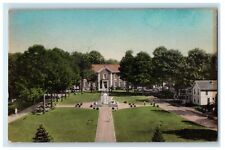 1947 A View Of Bestor Plaza Chautauqua New York NY Handcolored Vintage Postcard picture
